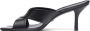 Stuart Weitzman Carmen 75 Slide Moderne vierkante neus slide Black Dames - Thumbnail 3