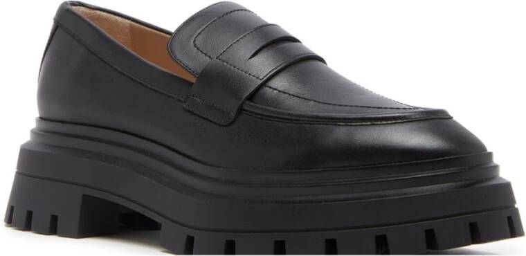 Stuart Weitzman Chiffon Calf Loafers