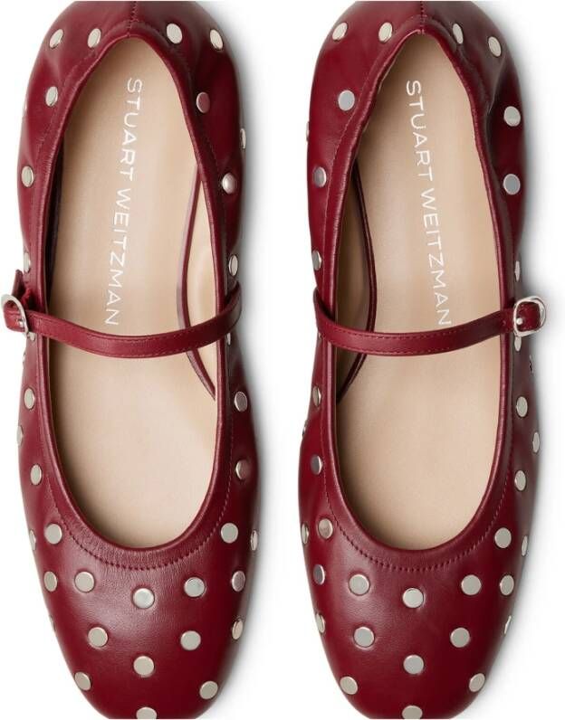 Stuart Weitzman Claris Stud Ballerina