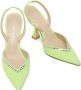 Stuart Weitzman Gemcut Xcurve 100 Slingback Pump Groen Dames - Thumbnail 2
