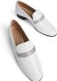 Stuart Weitzman Kristal Glamour Loafers White Dames - Thumbnail 2