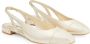 Stuart Weitzman Loafers & ballerina schoenen Crystal Slingback in goud - Thumbnail 3