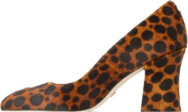 Stuart Weitzman Curveblock 85 Pumps Bruin Dames