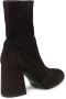 Stuart Weitz Ebony Suede Flareblock 85 Stretch Bootie - Thumbnail 2