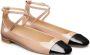 Stuart Weitzman Eden Strap Flat Beige Dames - Thumbnail 2