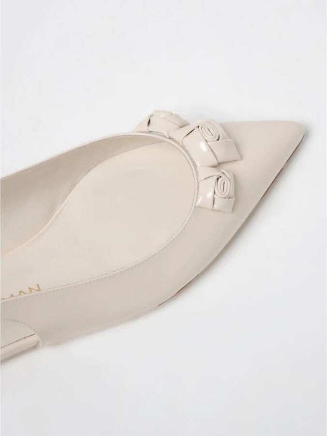 Stuart Weitzman Elegante Crème Ballerina`s