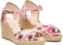 Stuart Weitzman Elegante Crossover Espadrille met Jute Zool Multicolor Dames - Thumbnail 2