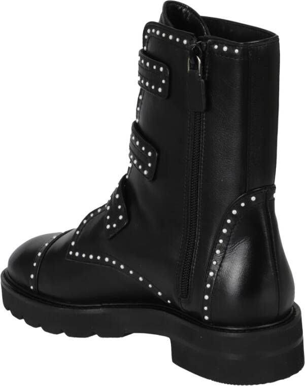 Stuart Weitzman Elegante Enkellaarsjes voor Vrouwen Black Dames