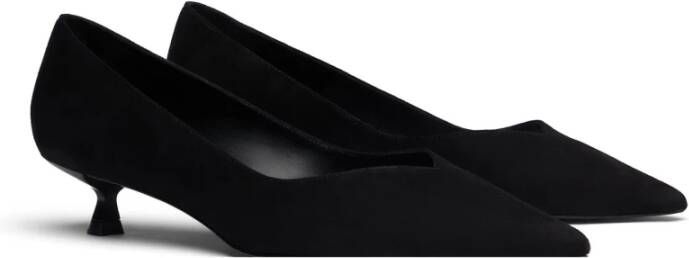 Stuart Weitzman Elegante EVA 35 Pomp Black Dames