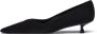 Stuart Weitzman Zwarte Suède Leren Decollete met Hak Black Dames - Thumbnail 3