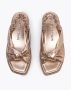 Stuart Weitz Elegante leren sandalen met gedrapeerde bandjes - Thumbnail 2