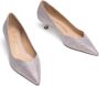 Stuart Weitzman Elegant Pointed-Toe Kitten Heel Pump Pink Dames - Thumbnail 2