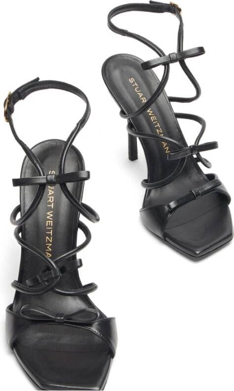 Stuart Weitzman Elegante Sandaal met Strikaccent