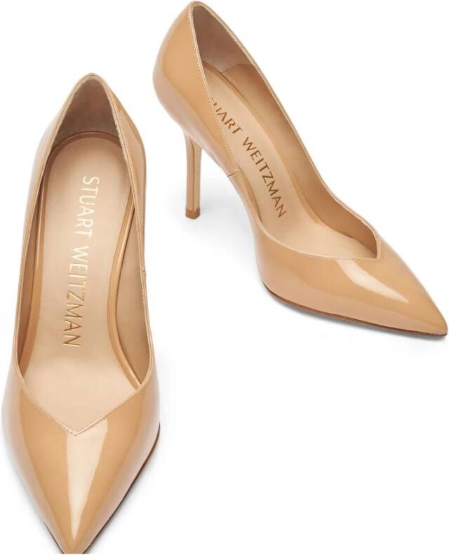 Stuart Weitzman Elegante V-Cut Stiletto Pump