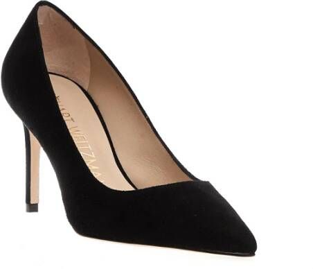 Stuart Weitzman Elegante Zwarte Pumps voor Vrouwen Black Dames