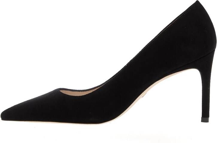 Stuart Weitzman Elegante Zwarte Pumps voor Vrouwen Black Dames