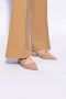 Stuart Weitzman Emilia Pearlita slingback platte schoenen Beige Dames - Thumbnail 3