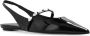 Stuart Weitzman Zwarte Slingback Parel Detail Platte Schoenen Black Dames - Thumbnail 18