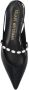 Stuart Weitzman Zwarte Slingback Parel Detail Platte Schoenen Black Dames - Thumbnail 20