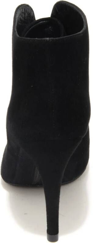 Stuart Weitzman Enkellaarzen met rits en 10 cm hak
