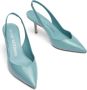 Stuart Weitzman EVA 75 Slingback Stijlvolle en elegante hakken Green Dames - Thumbnail 4