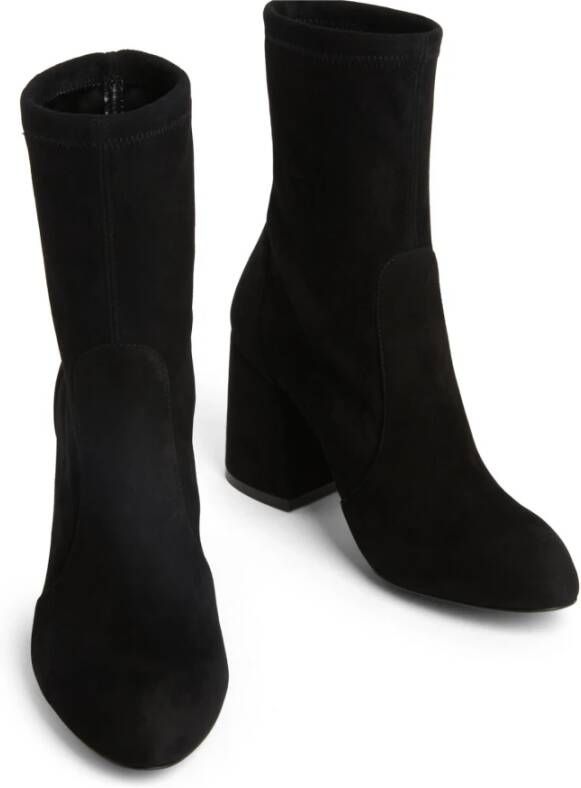 Stuart Weitzman Flareblock 85 Stretch Bootie