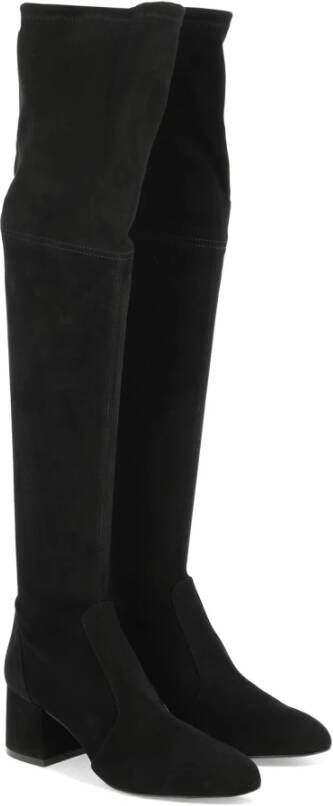 Stuart Weitzman Flareland Leren Laarzen Black Dames