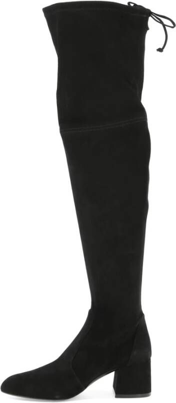 Stuart Weitzman Flareland Leren Laarzen Black Dames