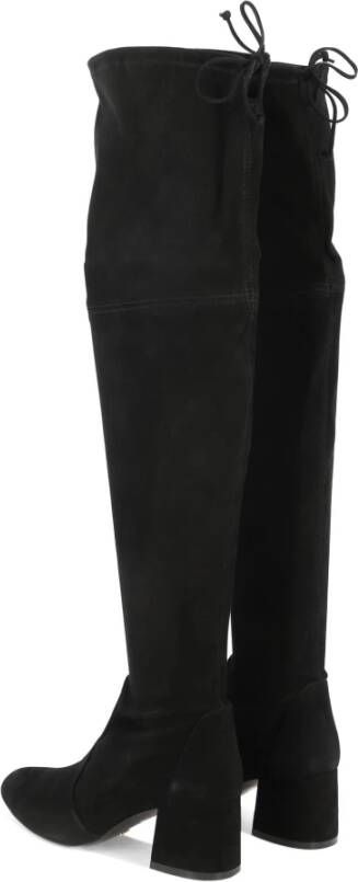 Stuart Weitzman Flareland Leren Laarzen Black Dames