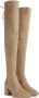 Stuart Weitzman Flareland Over-de-Knie Laars Beige Dames - Thumbnail 2