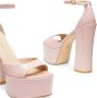 Stuart Weitzman Skyhigh 145 Platform Sandal Beige Dames - Thumbnail 7