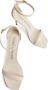 Stuart Weitzman Sandalen Nunakedcurve 85 Sandal in crème - Thumbnail 5