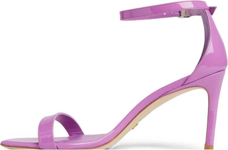 Stuart Weitzman Flat Sandals Paars Dames