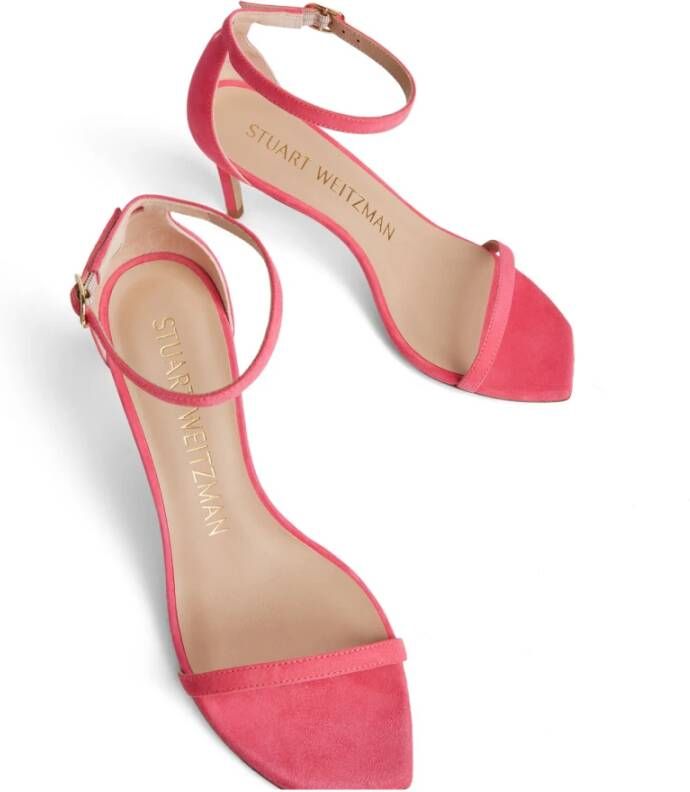 Stuart Weitzman Sandalen Nudistcurve 75 Sandal in zwart - Foto 9