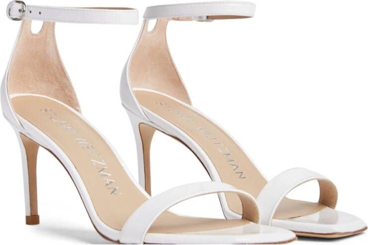 Stuart Weitzman Flat Sandals Wit Dames