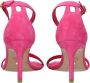Stuart Weitz Fuchsia Suède Hoge Hak Sandalen - Thumbnail 2