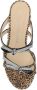 Stuart Weitzman Gedrukte kalfshaar strik muilen Brown Dames - Thumbnail 3