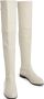 Stuart Weitzman Gedurfde Stretch Over-de-Knie Laars Beige Dames - Thumbnail 4