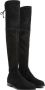 Stuart Weitzman Gedurfde Stretch Over-de-Knie Laars Black Dames - Thumbnail 2