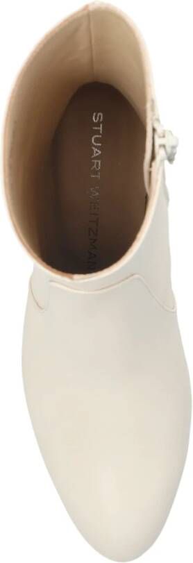 Stuart Weitzman Gehakte enkellaarsjes Essentialist