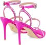 Stuart Weitzman Gemcut 100 Kristal Strappy Sandaal Pink Dames - Thumbnail 3