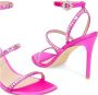 Stuart Weitzman Gemcut 100 Kristal Strappy Sandaal Pink Dames - Thumbnail 4