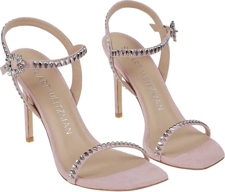 Stuart Weitzman Gemcut Sandalen met Hoge Hak