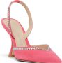 Stuart Weitzman Pumps & high heels Gemcut Xcurve 100 Slingback Pump in roze - Thumbnail 3