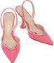 Stuart Weitzman Pumps & high heels Gemcut Xcurve 100 Slingback Pump in roze - Thumbnail 5