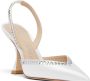 Stuart Weitzman Gemcut Xcurve 100 Slingback Pump White Dames - Thumbnail 2