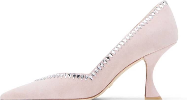 Stuart Weitzman Gemcut Xcurve 85 Pump Roze Dames