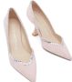 Stuart Weitzman Xcurve 85 Pump Glamoureuze Mary Jane-geïnspireerde Silhouet Pink Dames - Thumbnail 4