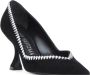 Stuart Weitzman Pumps & high heels Gemcut Xcurve 85 Pump in zwart - Thumbnail 3