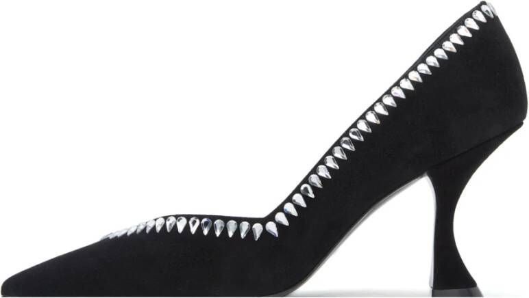 Stuart Weitzman Gemcut Xcurve 85 Pump Zwart Dames